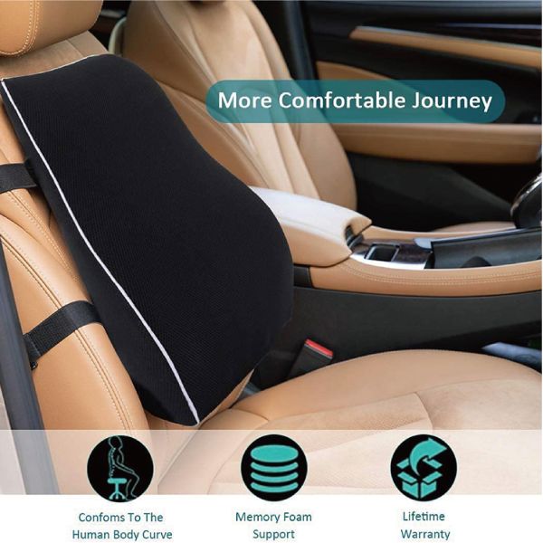 Customized Cooling Gel Memory Foam Lumbar Support Cushion for Lower Back Pain Relief