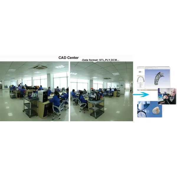 China Dental Lab Digital Full Dentures Using CAD/Cam Technology 3D Printing and Skilled Technicians