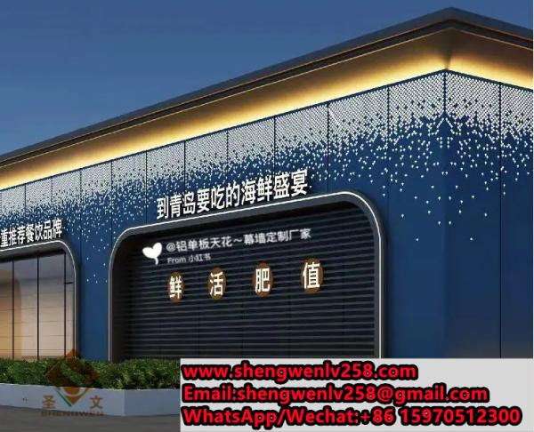 Advertising Board Acm Aluminium Composite Panel Mutiple Colour Facade