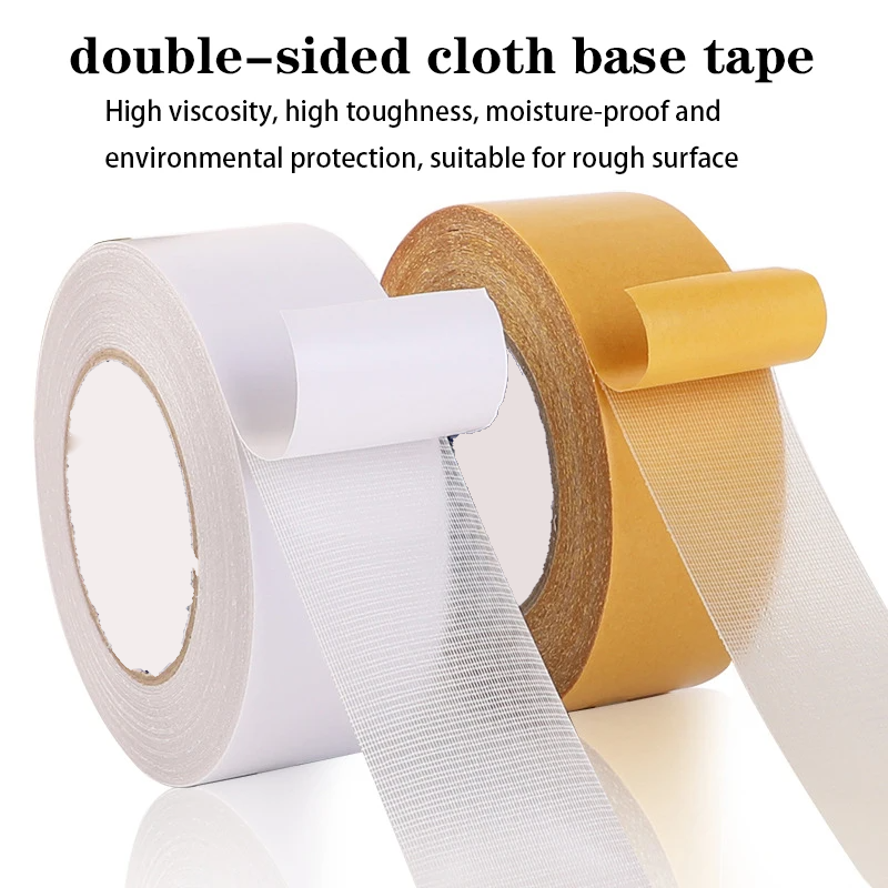 Fixing Carpet Fabric Cloth Tape With Rubber Adhesive Heavy Duty Mesh Double Side