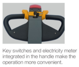 Electric Walkie Behind Pallet Jack , Load Capacity 1.5 Ton Warehouse Forklift Equipment 1500Kg Economical powerful