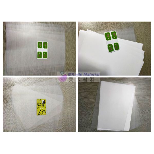 形のPCのプラスチック シートを切るレーザー