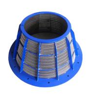 Corbeille de centrifugeuse à filtres en acier inoxydable pour l'industrie du charbon brut et fin