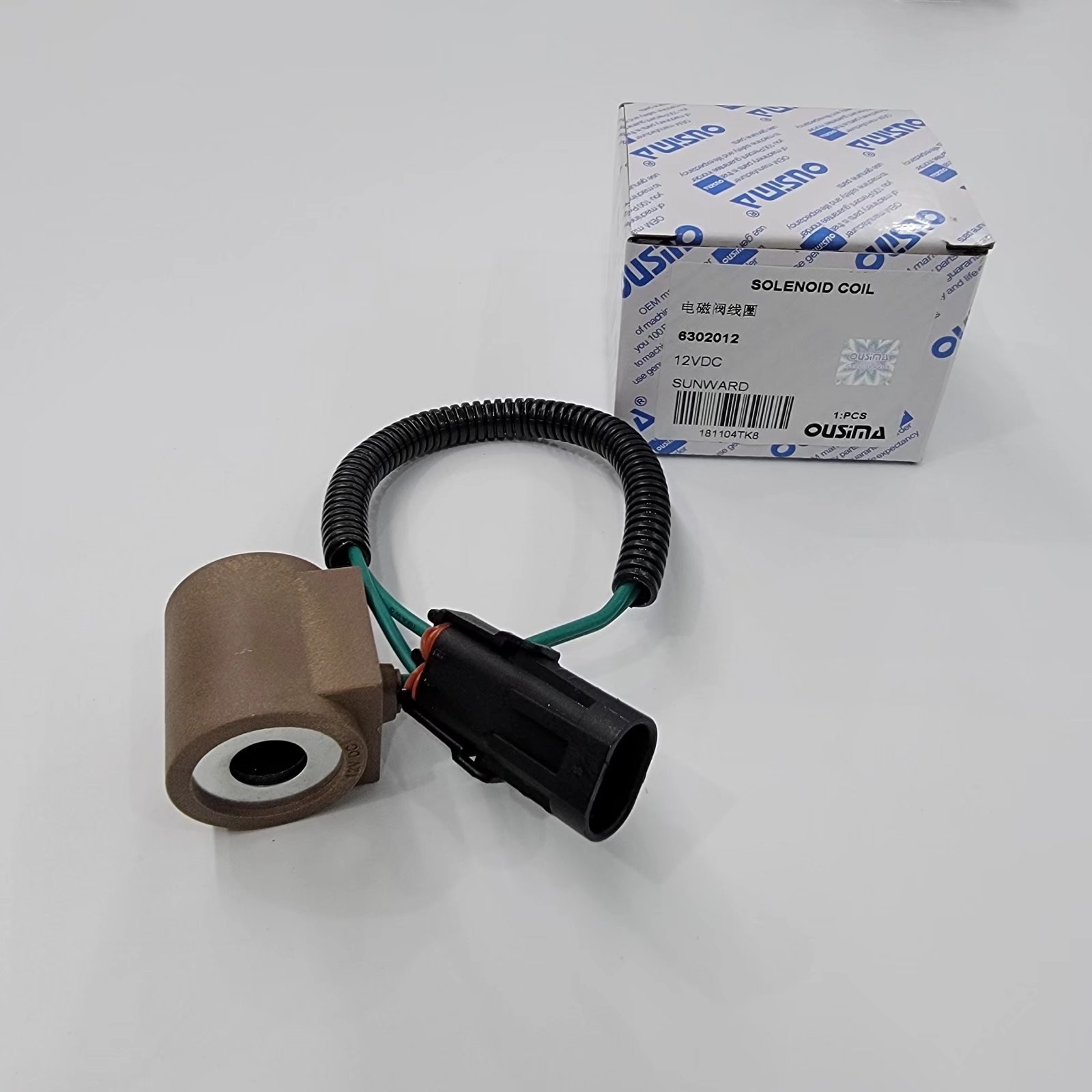6302012 DC руководств провода 12V катушки клапана соленоида для Sunward