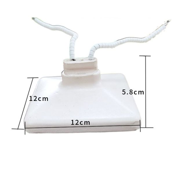 Яркая настраиваемая вакуумная керамическая нагревательная плита 120 * 120 мм инфракрасный