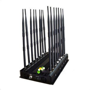 16 Antennas Adjustable Power Vehicle Mounted Lojack Mobile Network Blocker