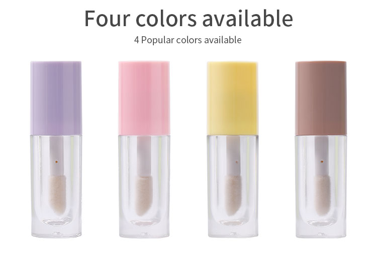 прозрачная пустая губа 10PCS трубки лоска губы 6ml с большой палочкой