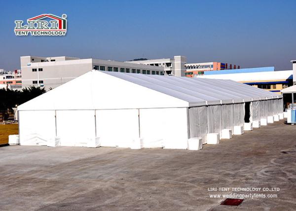 Durable Large Storage Tent , Aluminum Clear Span Structure Tents For Industry Warehouse