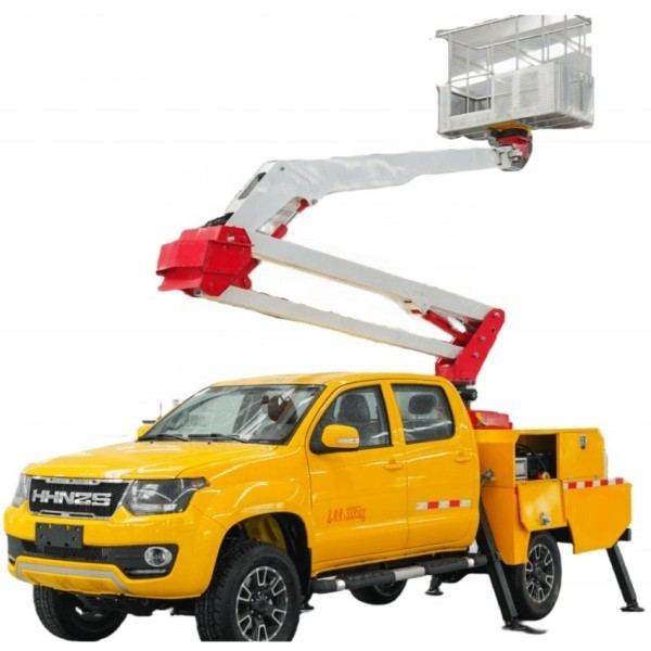 Pickup Cherry Picker Mounted Scissor Mobile Mast Aerial Lift Work Platform Truck