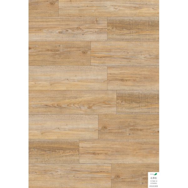 Commercial Wooden LVT Vinyl flooring 1220*180mm Size for Indoor
