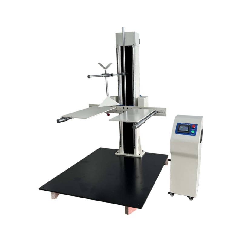 High Precision Double Wings Drop Impact Tester | Dual Arm Free Fall Test Machine ASTM D5276 Compliant High Precision Drop Tester