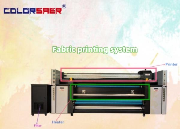 SAER digital textile printing equipment fabric plotter with heater and filter all-in-one printer