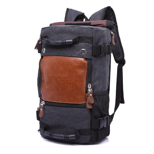 Stylish Travel Large Capacity Backpack Male Messenger Shoulder Bag Computer Backpack Men Multifunctional Versatile Bag