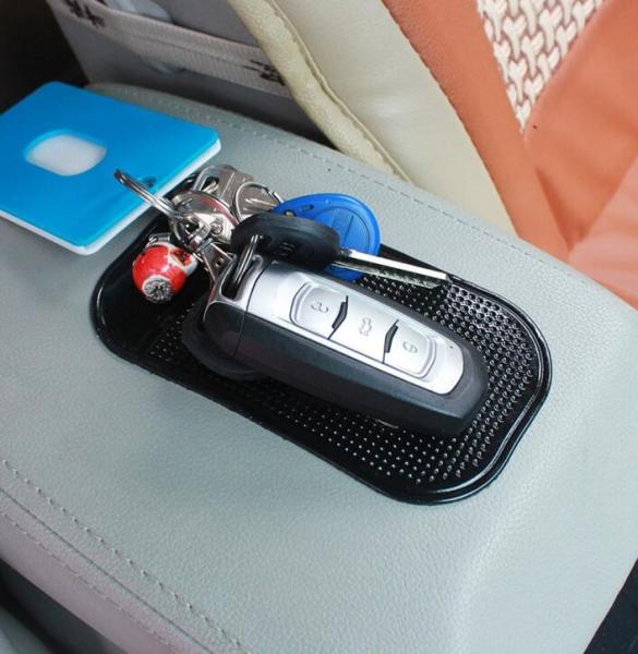 Black PU Car Sticky Pad Holder PVC Anti Slip Mat For Car Mobile Phone Accessories 2016