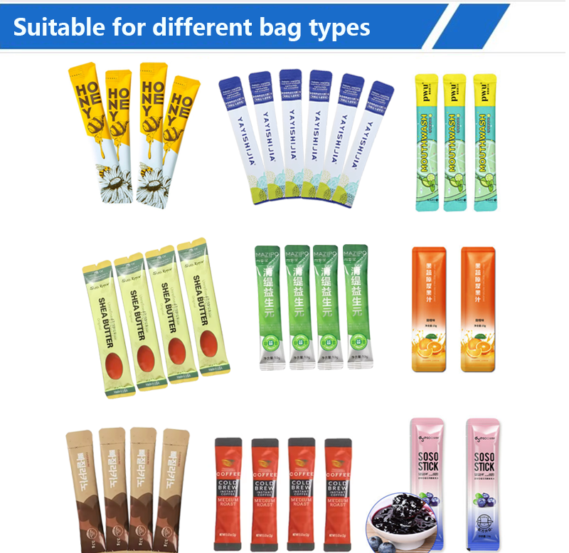 Powder Sachet Multi Lane Packing Machine Pneumatic SUS316L Contact Parts