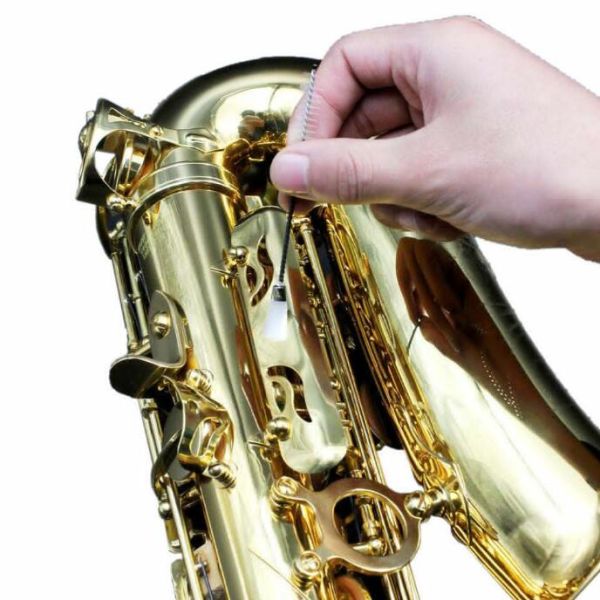 Double Ended Pipe Cleaning Brush For Sax Clarinet Wind Instrument Sound Hole