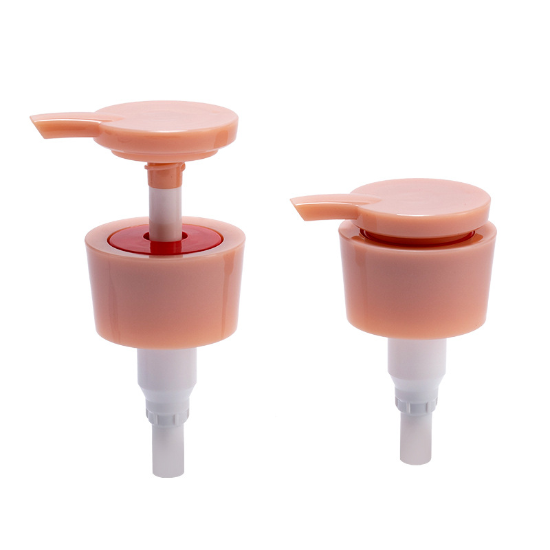 Customized Colour 4CC Screw Lock Black Lotion Pump for Shampoo Bottle  33/410  pink Lotion Pump
