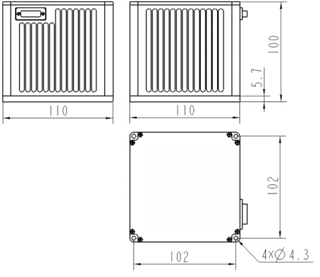Small Size High-Precision TDF61IMU0 Fiber Optic Inertial Unit with Low Power Consumption for Land and Airborne Weapon Platforms
