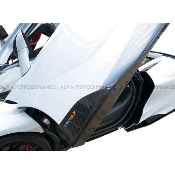 2017-2019 McLaren 720S ALVA 765LT Type Dry Carbon Fiber Body Kits Front Rear Bumpers Front Fenders Side Skirts Rear Wing