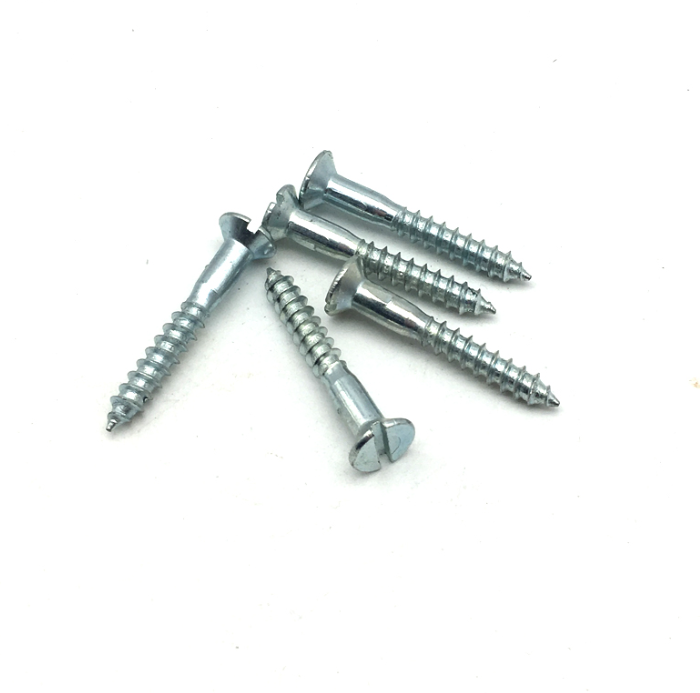 Slotted Raised Countersunk Oval Head Wood Screws BS1210 DIN95 Customized