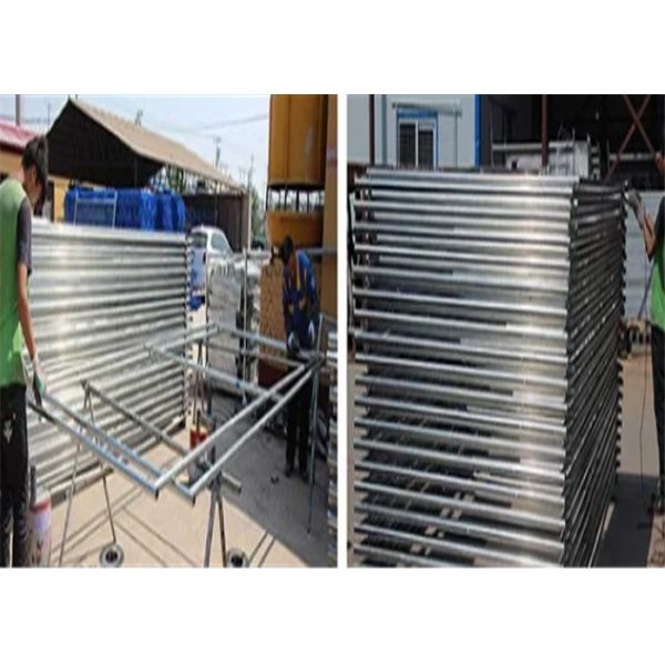 With 2.5m Post galvanized Chain Link Fence for building wall