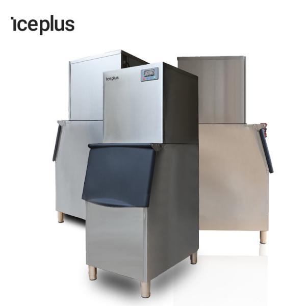 Free Standing Cube Ice Machine 300kg  In Coffee Shop Buffet Snack Bar