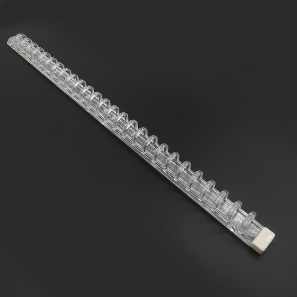 Transparent Plastic Ring Binder 20 Rings Plastic Paper Binder Lightweight