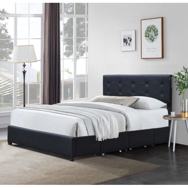 Обитый ферзем ящик металла 4 белого Faux машинной плиты кожаный