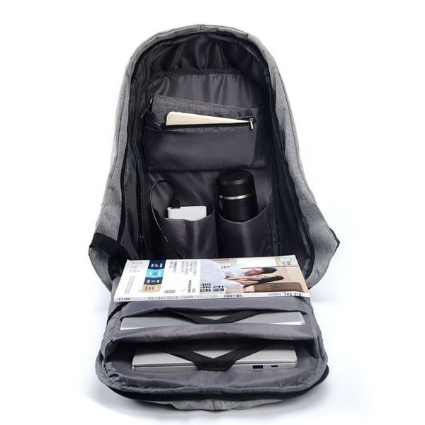 Reflective Anti Theft Travel Backpack , Business USB Charging Laptop Backpack
