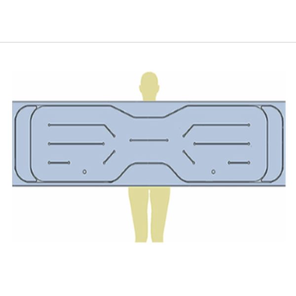 Couverture de chauffage patiente de chirurgie, système de chauffage patient 75