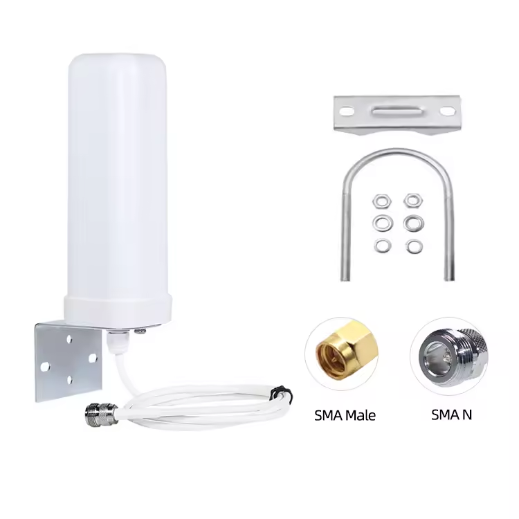 4G LTE Outdoor Antenna 12DBi Omni External Barrel Antenna Dual SMA For Verizon