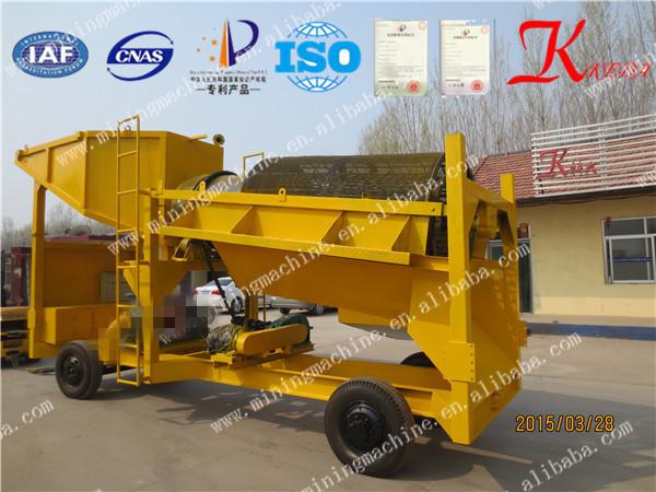 Processing Extraction 90% Gold Trommel Wash Plant From Sand Stones Plant