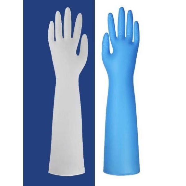 16 Inches Disposable Nitrile Glove Industrial Nitrile Exam Gloves Large
