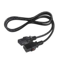 Cordon d'alimentation CA C19 vers C13 16A 1M Gaine PVC CEI 60320