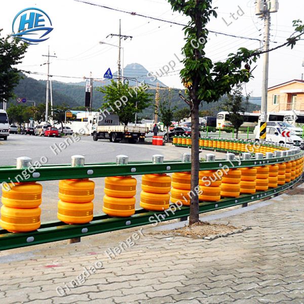 Barreira flexível plástica do corrimão da escadaria espiral do tráfego