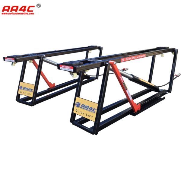AA4C QUICK LIFT Extended & Heightened Portable Car Lift 2800KG/3600KG/3800KG Mobile for Rescue & Car Wash L520H L750H