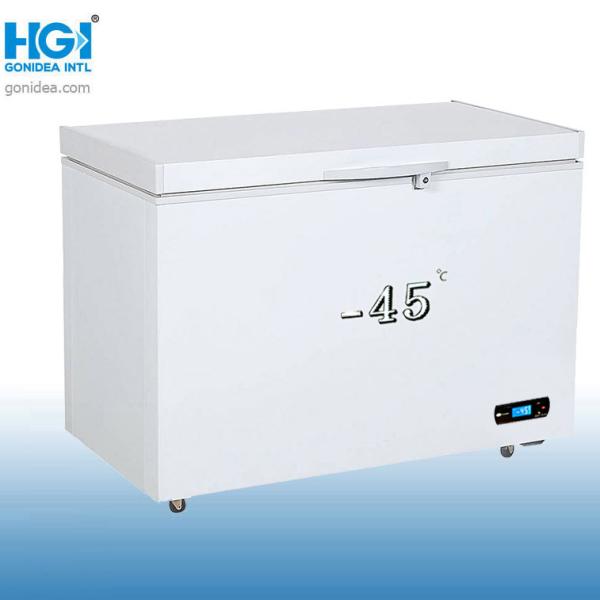 Color Sprayed Steel Outside Material Ultra Low Temperature Freezer with Remote Alarm Port High Density Polyurethane Foam Insulation Material