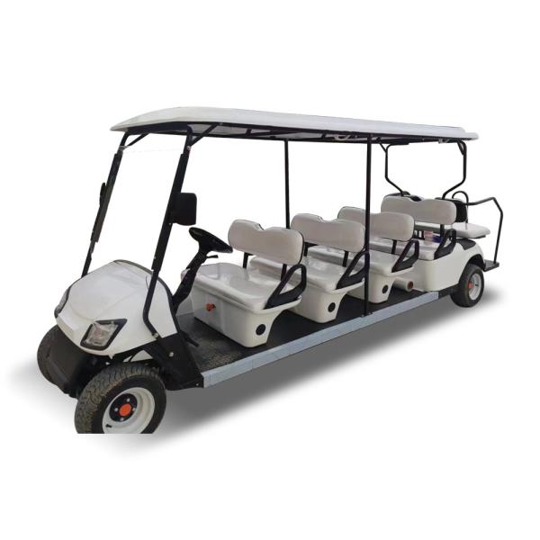 Carrinho de golfe elétrico de 4 fileiras New Energy com assento 690 kg