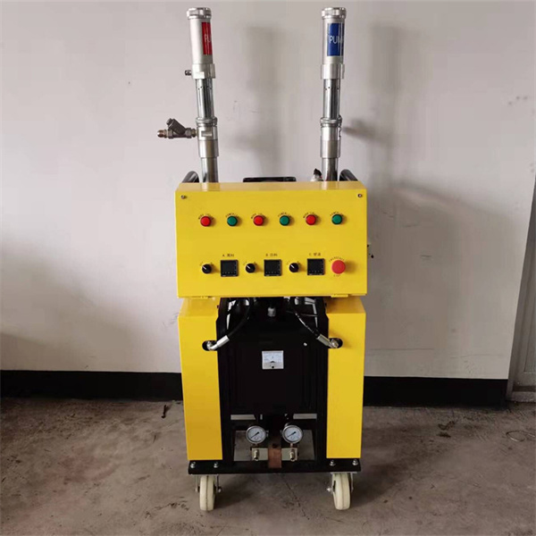 Желтая машина пены брызг машины 4500W×2 брызг полиуретана небольшая
