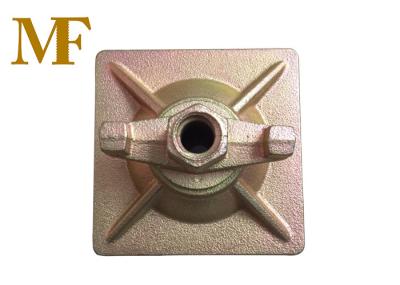 Flange dois do ferro fundido do giro porca de três asas galvanizada