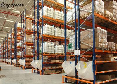 Da cor racking opcional da pálete do corredor do estreito muito, sistema estreito do racking do corredor