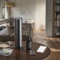 Máquina de aire de olor inteligente de 150 ml Difusor de aceite esencial sin agua de plata con tecnología de aire frío inteligente