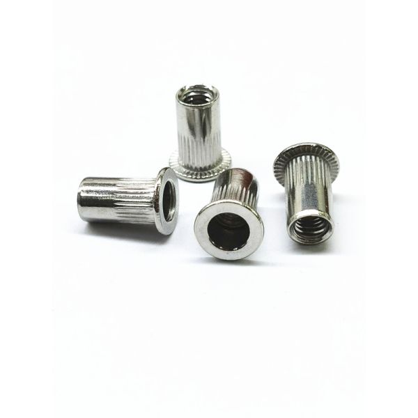 Patrón de dientes agujero ciego nuez de zinc aleación de níquel en decoración de automóviles aeroespacial