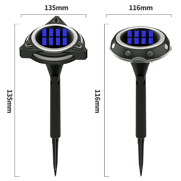 Outdoor Waterproof Solar Energy Garden Decorative Buried Lawn Landscape Atmosphere Courtyard Lamp