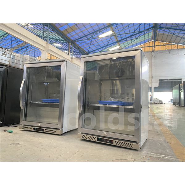 145L One Door Stainless Steel Back Bar Cooler