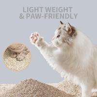 Litière agglomérante premium pour chat en tofu Nala Pet Products - Produit en vrac, faible poussière, accessoires pour animaux de compagnie
