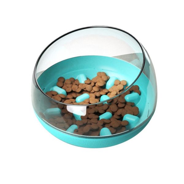 El vajilla del lavabo de la comida de perro del lavabo del agua del Amazonas Slow Food de la fábrica de las fuentes del animal doméstico no vierte el cuenco del perro de Slow Food