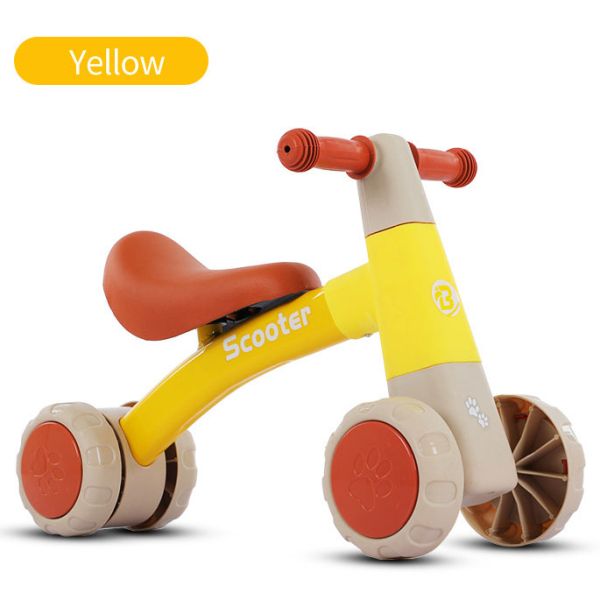 Car Style Toddler Balance Bike for Boys Girls 12 Inch Non Pedal Bicycle Learning Toy