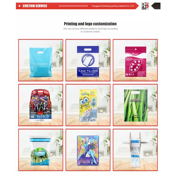 Перерабатываемые полипластиковые пакеты для одежды