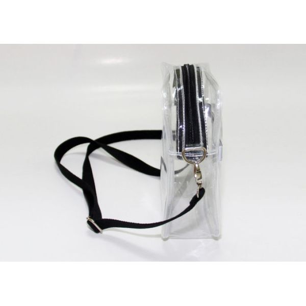 Clear Transparent Messenger Crossbody Bag Detachable Strap For Guys